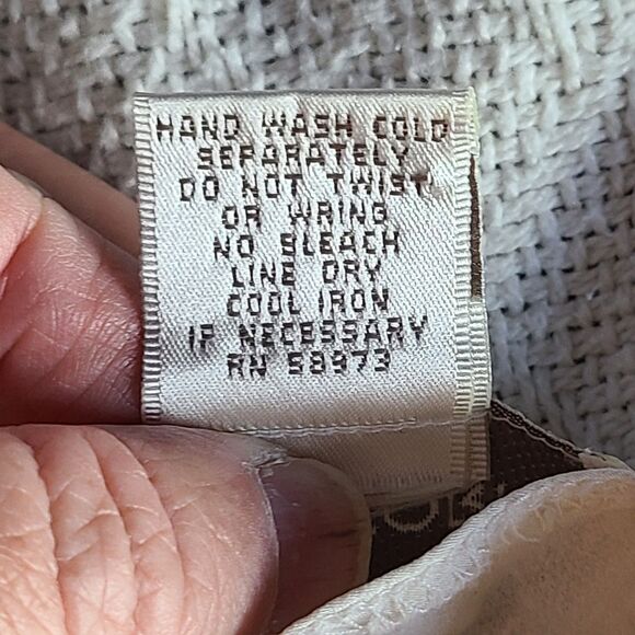 Casual Corner Womens S Silk Ivory Tunic Blouse Cami VTG Careerwear Casual Party - Picture 8 of 10